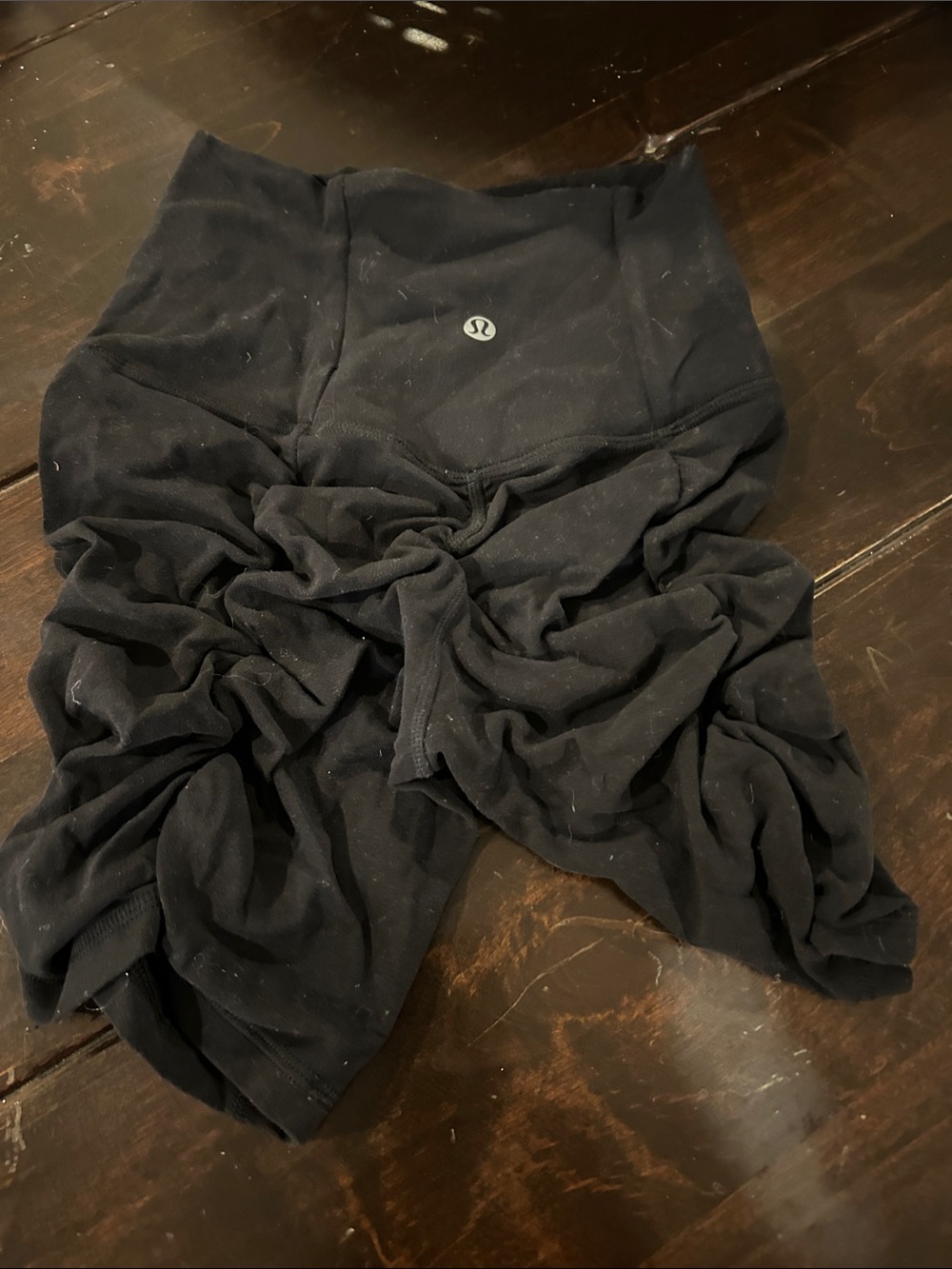lululemon athletica Black Ruched shorts
